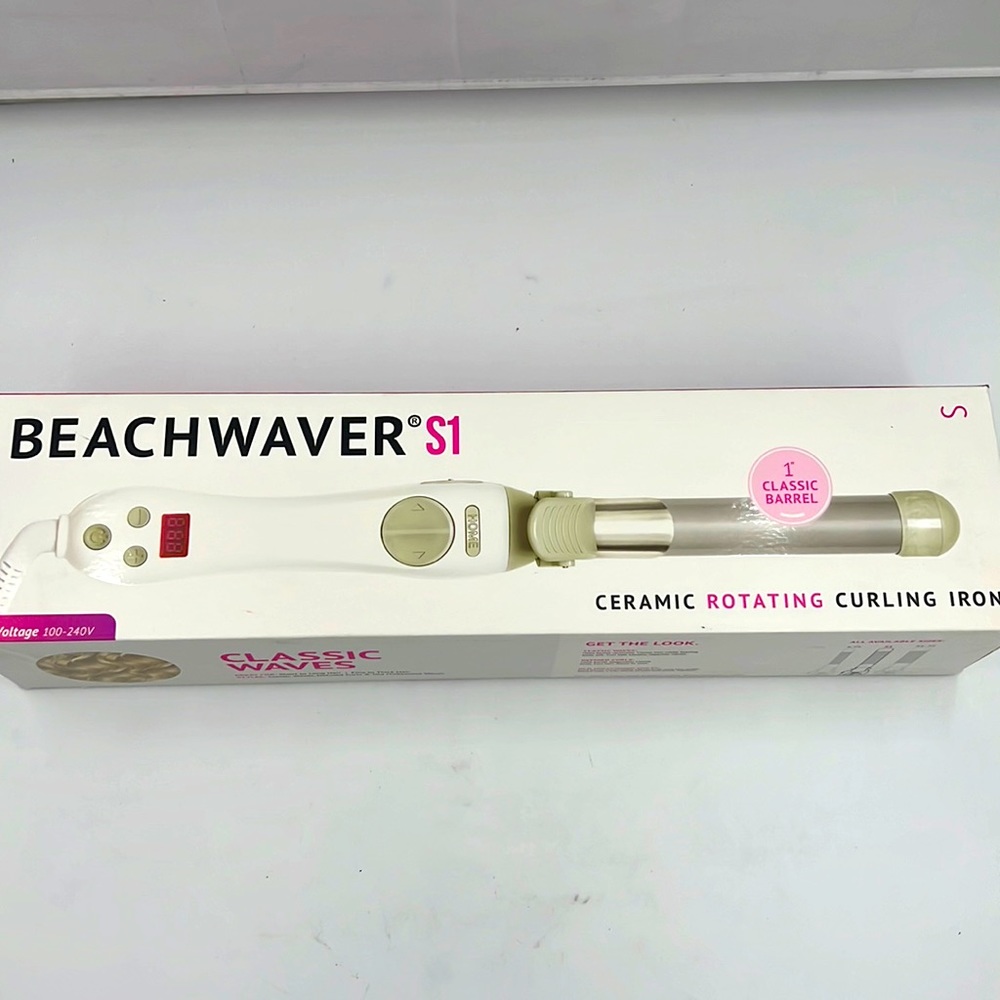 Beachwaver S1-Dual Voltage Rotating Curling Iron